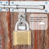 Combination Padlock, 4 Digit Rust Proof Brass Password Lock Waterproof