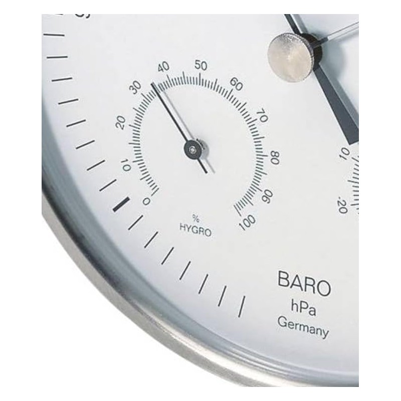 TFA Steel Indoor Weatherstation Dial