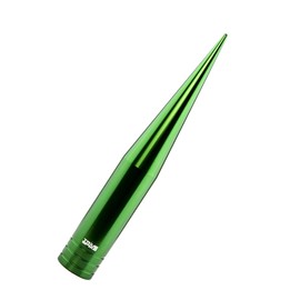 TRUE SPIKE FAT SPIKE GREEN ANTENNA in Heavy Gauge CNC Machined Billet Aluminum Short Compatible with Dodge Ram 1500 2500 3500 94-08 1994-2008