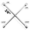 Powerbuilt 14-Inch Universal Lug Wrench, Fits SAE and Metric Lug