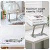 Book Stand for Reading, Adjustable Metal Laptop Stand for Desk