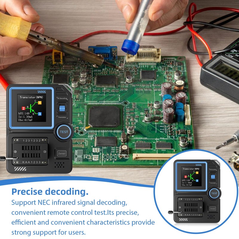 Multi-Function Tester LCR-P1, Transistor Tester, Component Tester, Transistor Tester for