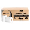 Papel higiénico Greymoon Toalla en Rollo simple hoja 180 m