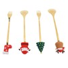 Christmas Spoons Forks Stainless Steel Cute Stylish Christmas Tableware Set