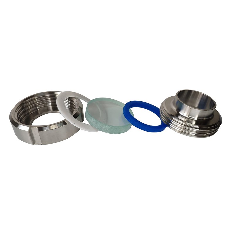 LOZOME 1-1/2" Weld Union Sight Glass Sanitary Weld Sight Glass