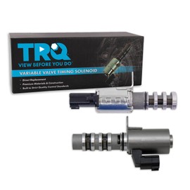TRQ Left and Right Variable Valve Timing Solenoid Set Drivers Side Compatible with 2015-2016 Nissan Pathfinder