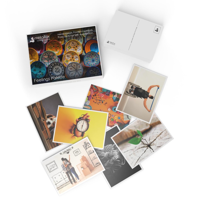 metaFox 'Feelings Palette' - 52 Cards for Self-Expression, Coaching, and