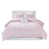 Rosalie Pink/Silver, Soft Microlight Plush,