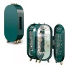 KFMX Joyero Organizador Plegable Con Espejo Aretes Collares
