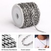 33 Feet Stainless Steel Box Chain Bulk, 2mm 304 Stainless
