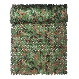 luckystoreme Woodland Camouflage Netting 4x2m Desert Camo Net Garden Sunshade for Camping Military Hunting Shooting Hide Decorations