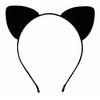 KICOFIT Cat Ears Black Halloween Costume Catwoman Ears Panther Leopard