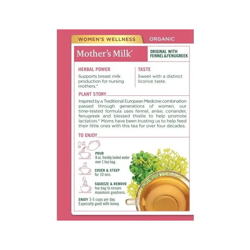 Mother Milk Orgánico Traditional Medicinals