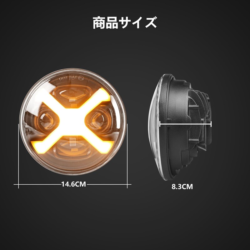 Vancroser Cross Cub CC110 Headlight LED Bike Headlight with DRL,