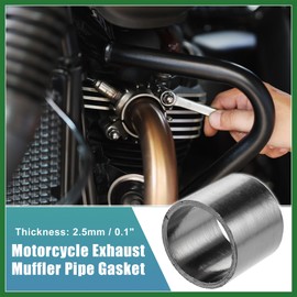 Motoforti 30mm ID 35mm OD Universal Exhaust Muffler Pipe Gasket Motorcycle Exhaust Gaskets Graphite Seal Ring Repair Replacement for Dirt Pit Motocross Long-lasting
