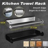 AIMALL Paper Towel Holder Under Cabinet Wall Mount Stainless Steel