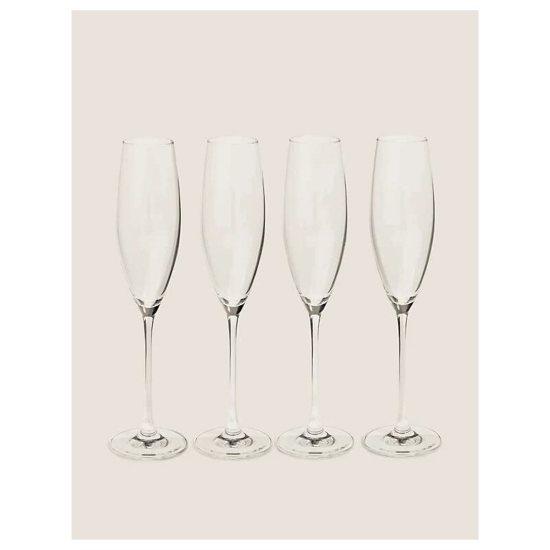 DIAMANTE Crystal Glasses - Plain Undecorated Premium Crystal - Neo