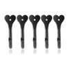 Fayesia Black Hooks - Blacksmith Handcrafted Decorative Wall Mounted Coat