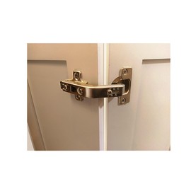 Lazy Susan Cabinet Hinges 2 Pack, 135° Corner Cabinet Door Hinges for Folding Doors, Stainless Steel Kitchen Cabinet Hardware (Non Soft Close)