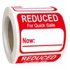 Reduced Stickers Sale Price Labels 500 Pcs/Roll - 1.5" X