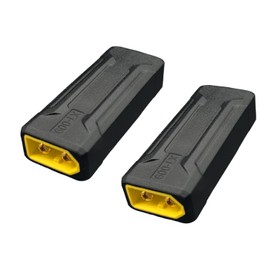 2pcs XT60 Male to Male Connector Adapter XT60 Wireless Adapter for RC FPV Remote Control Vehicles Airplanes Drones Energy Storage Solar Panel