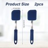 2pcs Mini Silicone Cookie Spatulas, Small Silicone Spatula Turner Heat