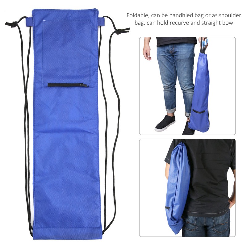 Foldable Bow Arrows Holder Bag Hunting Training Shoulder Recurve/Straight Bow