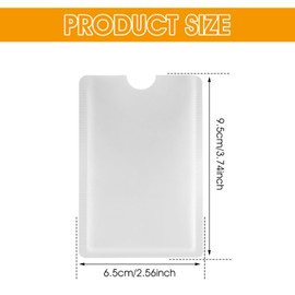 Ouligay 10PCS RFID Blocking Sleeves - Credit Card Holder & Identity Card Protector Set
