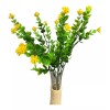 ARTIMATIC Plantas Artificiales 10 Pcs Decoración 33 Cm Con Flores