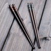 Leaptech 2 Pairs Chopsticks Japanese Natural Chopsticks Made of Environmentally