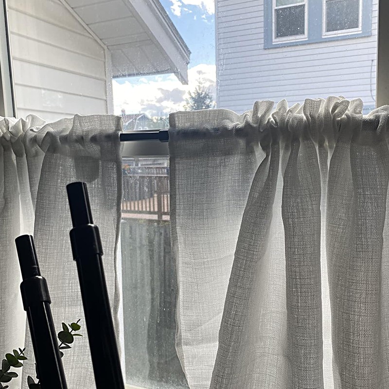 Cupboard Bars Tension Rods, 6 Pack Spring Loaded Curtain Rods