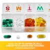 Large Weekly Pill Organizer - (2 Pack) AM PM Pill