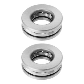 YINETTECH 2Pcs Thrust Ball Bearing 51203 with Washers 17mm Bore 35mm OD 12mm Thick Plane Axial Ball Bearing Compatible with Ifor Williams Trailer Knott Jockey Wheel Handle