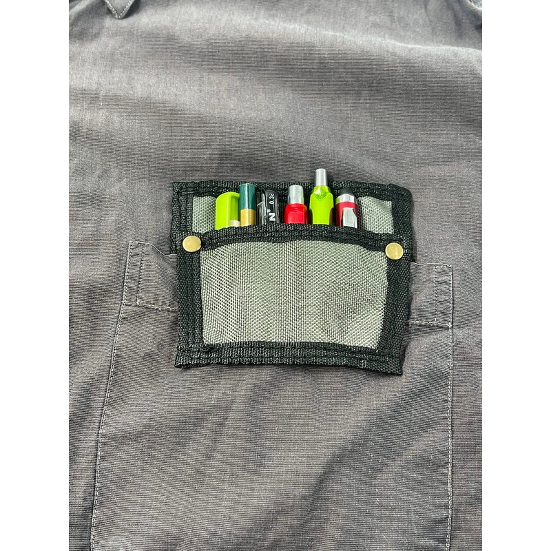 SUCHI Pocket Protector- Pen Holder Pouch Organizer for Shirts, Lab