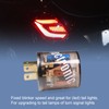 4 pcs 12V 3 Pin Electronic LED Flasher Relay Round