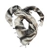 MILSPEC SURPLUS 100% Cotton Black and White Palestinian Shemagh Scarf