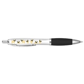 DV DESIGN 1 x Pugs Black Pen - Dogs Pets Animals Funny Joke Stationary School Equipment Teacher Friend Girls Boys Christmas Birthday #80647