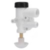 RV Toilet Water Valve Assembly, Plastic Stable Toilet Valve Kit