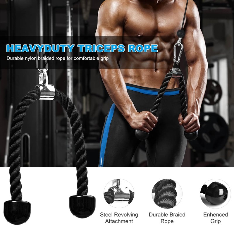 Wall Mounted Pulley System, Low Cable Machine Pulley System for