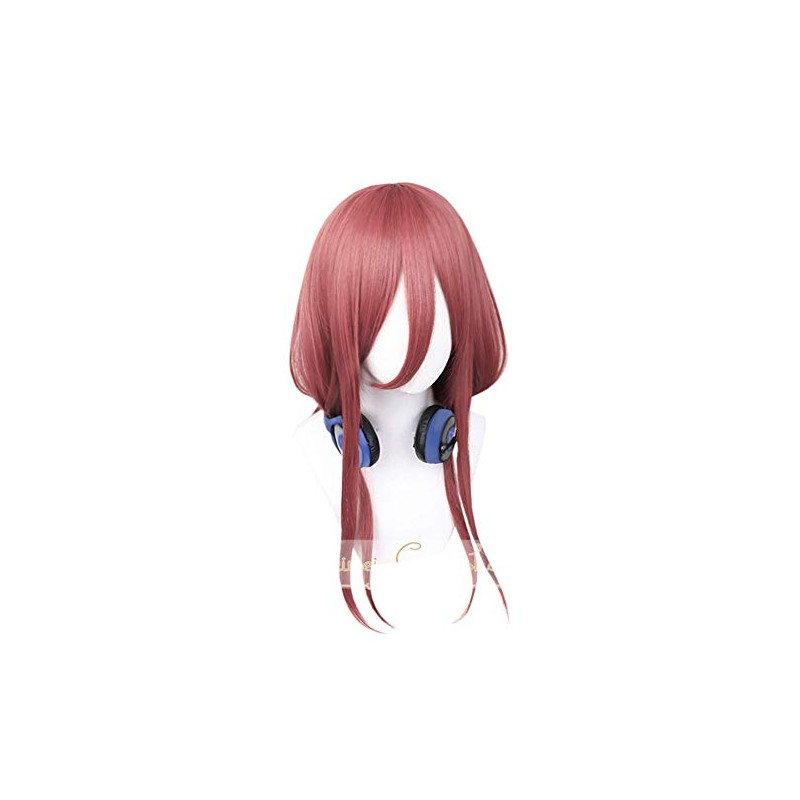 Cosplay Wig, Miku Nakano Wig, High Temperature Resistant, Cosplay Wig,
