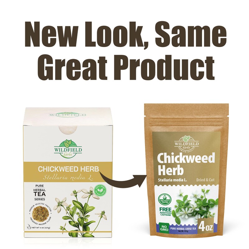 4 oz. Chickweed Herb Chickweed Tea (Stellaria Media) - 113g