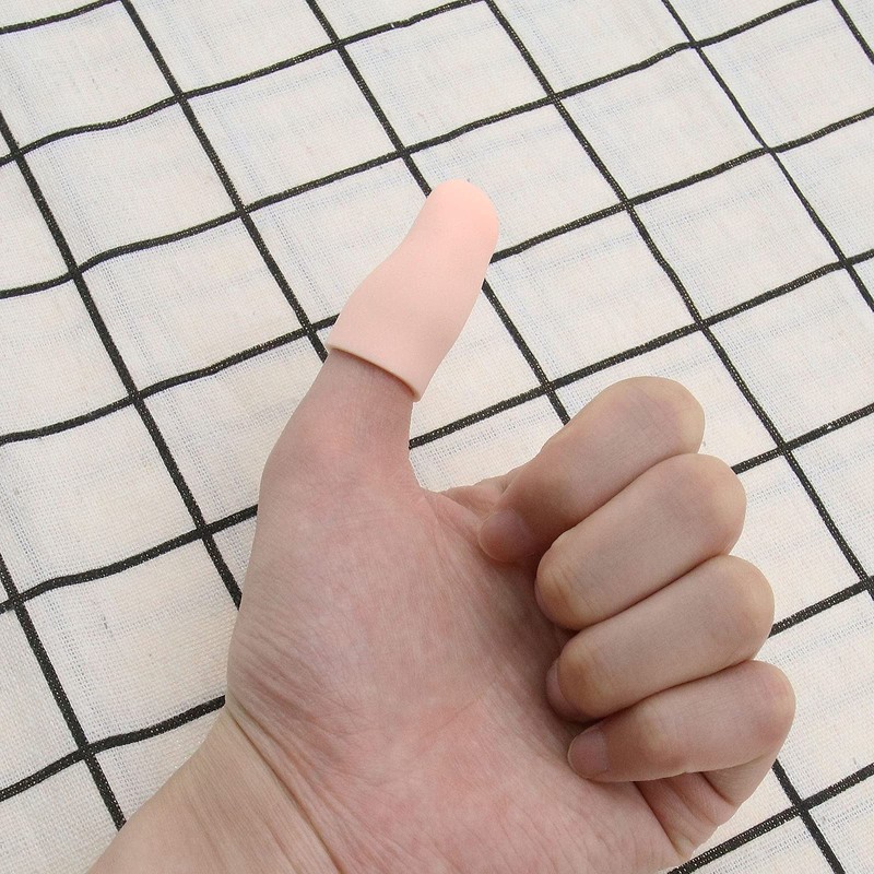 EMSea 30pcs Gel Finger Protector Finger Cots Flexuble for Finger