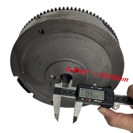 Flywheel W/Gear For Honda GX340 GX390 11HP 13HP For Predator 420cc 13HP 8750W 9000W Electric Start Engine Generator 69736 60340 60349 For Generac GP6500E GP8000E Electric Generator