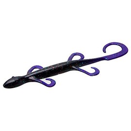 Zoom Bait 8-Inch Magnum Lizard Bait-Pack of 9 (Junebug Red)