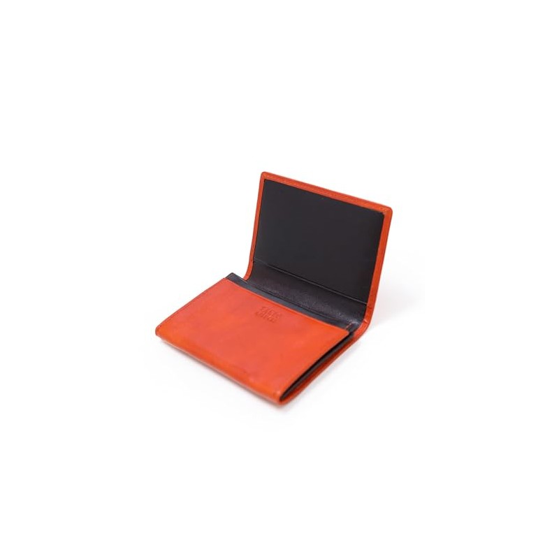 Takeokikuchi Aldo 177622 Business Card Holder, orange