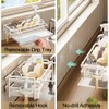 NUODWELL Wall Mounted Kitchen Sink Caddy, Washing up Organiser with
