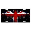 Fast Service Designs United Kingdom UK Flag License Plate Union