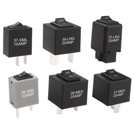 Weasch 9038 Relay Bypass Switch, Relay Tester, Fuel Pump Relay Bypass Switch Kit, Pack of 6 (2)