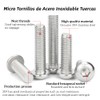 230 unids Tornillos y Tuercas Set M3 Metric Acero Inoxidable
