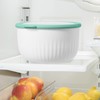 Oggi Prep, Store & Serve Plastic Bowl w/See-Thru Lid- Dishwasher,